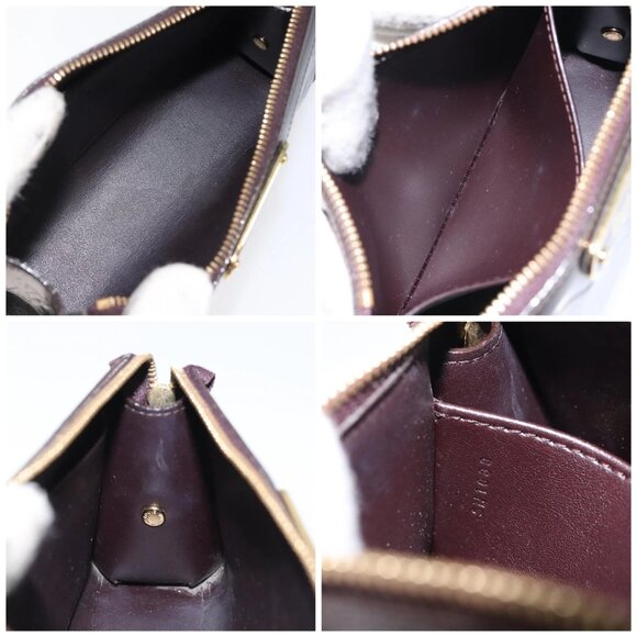 LOUIS VUITTON Monogram Vernis Trousse Cosmetics Amarante - Picture 15 of 16